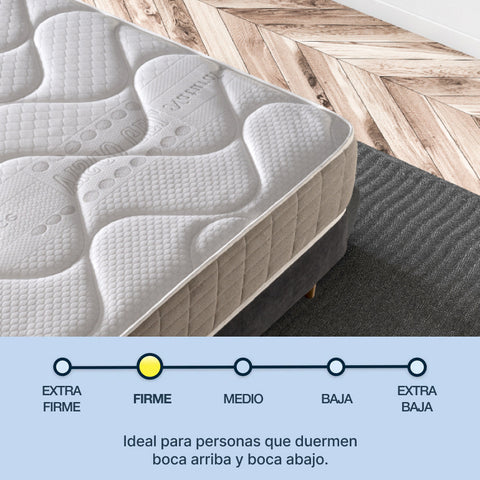 Colchón Viscoge – Firmeza alta con soporte ergonómico, ideal para un descanso sin hundimientos